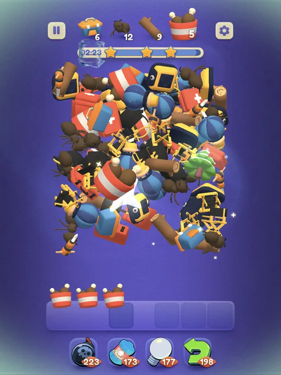 Ảnh chụp màn hình của Mojo Match 3D iPad 