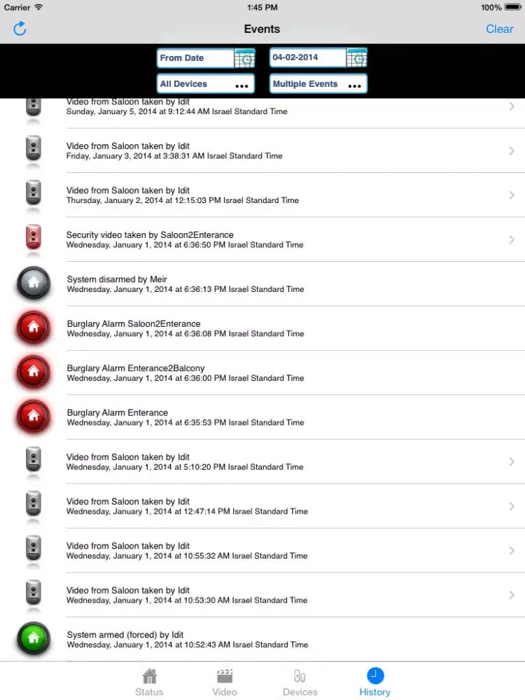 Zrzuty ekranu WeR@Home iPad 