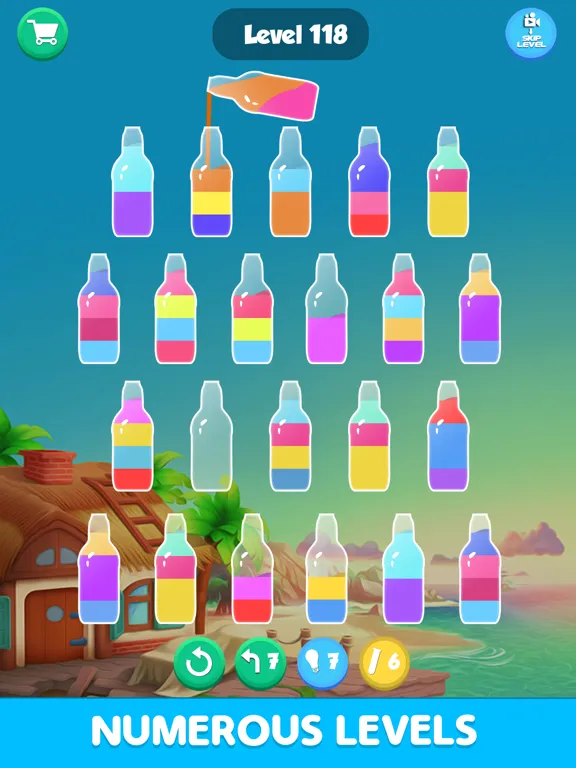 Water Sort puzzle - Color sort iPad  Screenshots