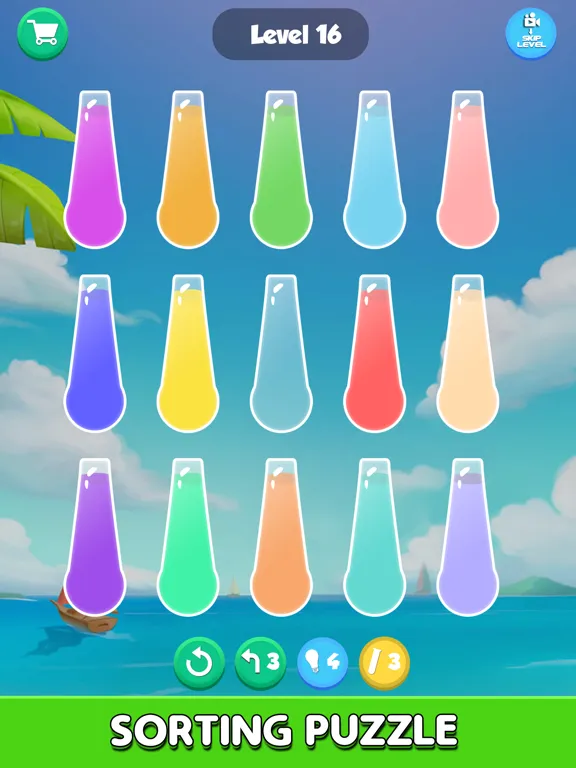 Water Sort puzzle - Color sort iPad  Screenshots