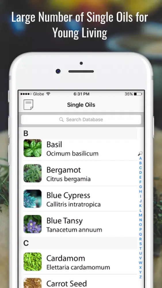 Essential Oils: Young Living Screenshots