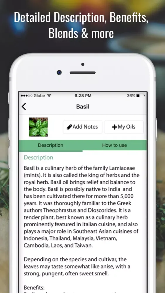 Essential Oils: Young Living Screenshots