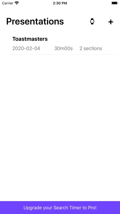 Скриншоты Speaker Presentation Timer