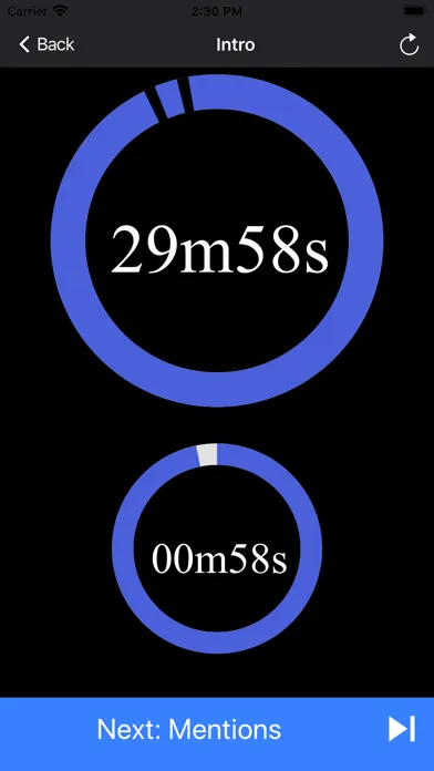 Скриншоты Speaker Presentation Timer