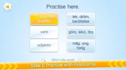 Grammatikduellen Screenshots