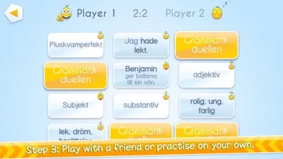 Grammatikduellen Screenshots