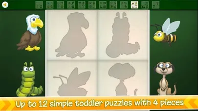 Captures d'écran de Some Simple Animal Puzzles 5+