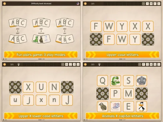 Tangkapan skrin Preschoolers ABC Playground iPad 