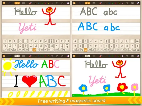 Tangkapan skrin Preschoolers ABC Playground iPad 