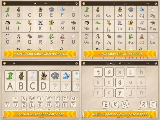 Tangkapan skrin Preschoolers ABC Playground iPad 