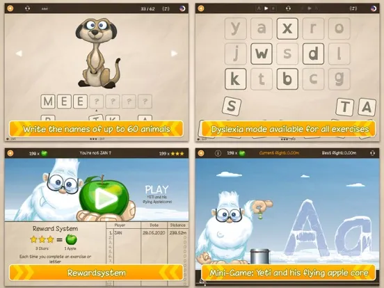 Tangkapan skrin Preschoolers ABC Playground iPad 