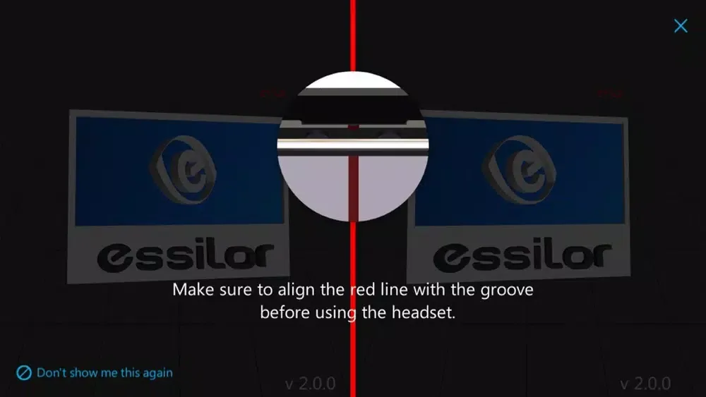Captures d'écran de Essilor Companion VR