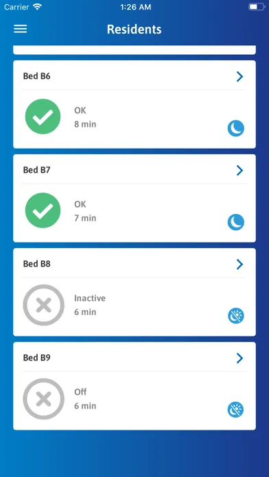 Capturas de pantalla de TENA Smartcare Pro