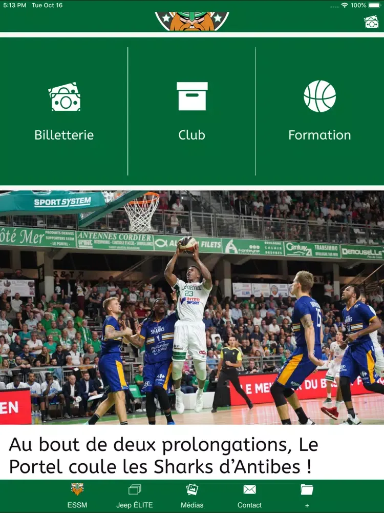 ESSM Le Portel iPad 应用截图