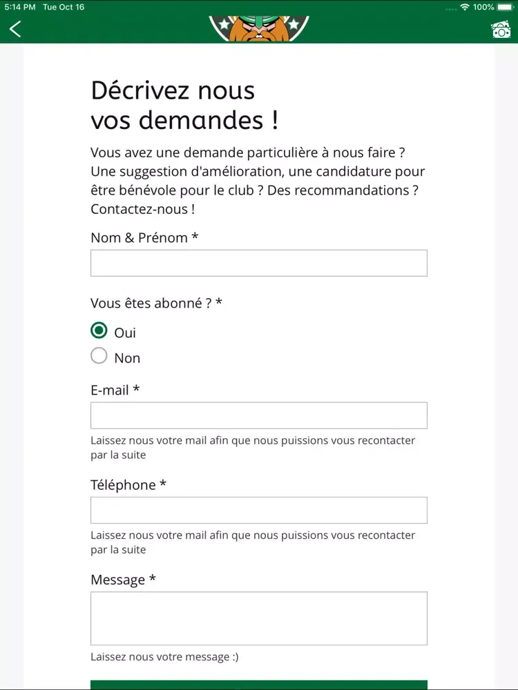 ESSM Le Portel iPad 应用截图