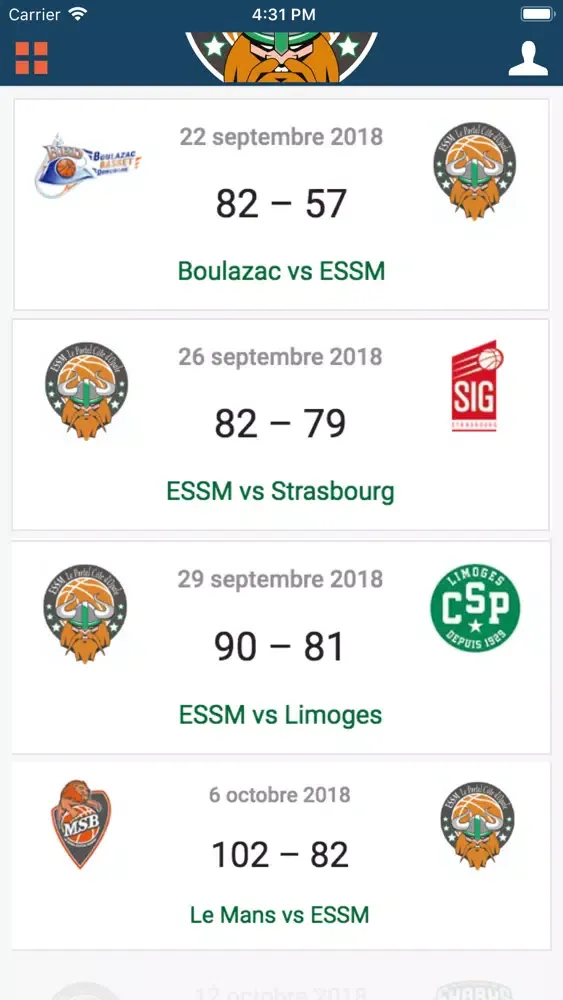 Скриншоты Partenaires ESSM