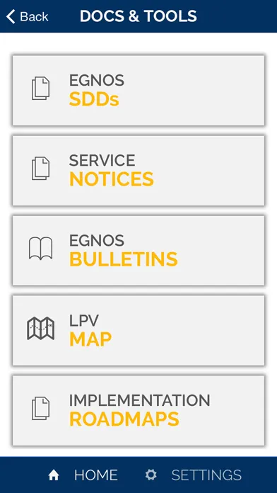 Ảnh chụp màn hình của EGNOS