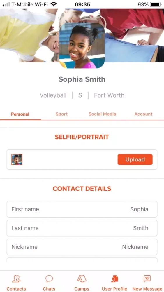 Скриншоты Chatr Volleyball Camps