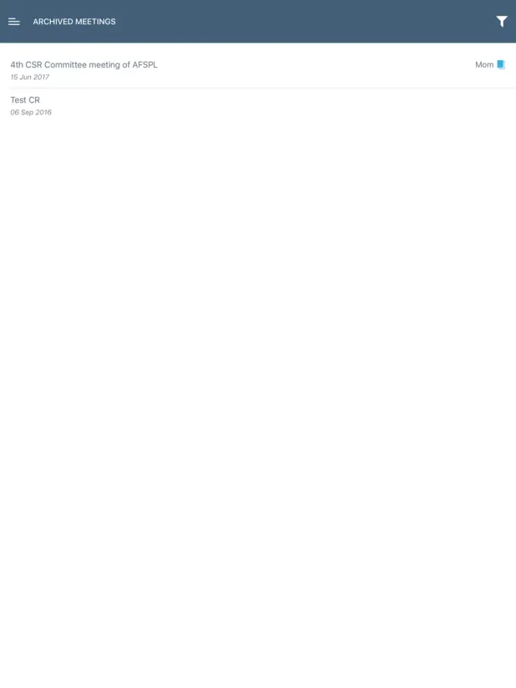 Business Meeting Organiser iPad 应用截图