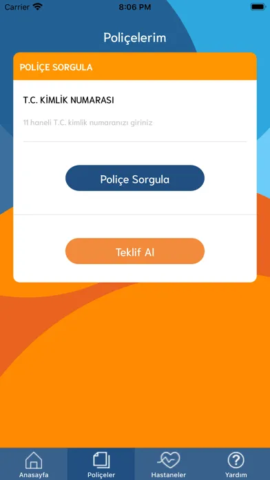 Capturas de tela do SGRT - Tamamlayıcı Sağlık