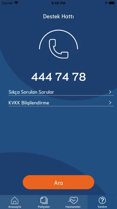 Capturas de tela do SGRT - Tamamlayıcı Sağlık