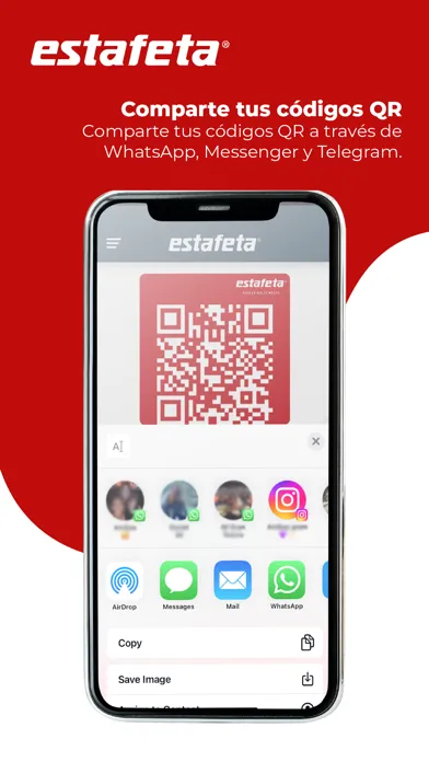 Ảnh chụp màn hình của Estafeta móvil