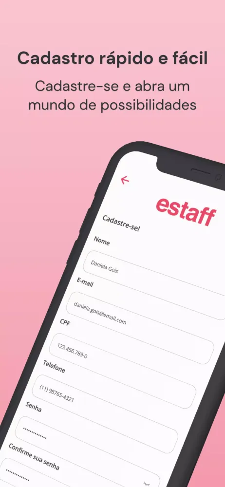 Estaff para Freelancers स्क्रीनशॉट