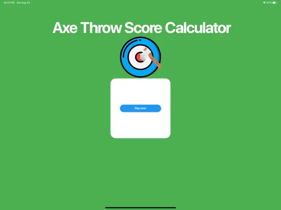 Zrzuty ekranu Axe Throwing Score Calculator iPad 