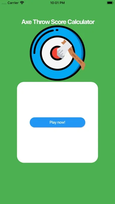 Zrzuty ekranu Axe Throwing Score Calculator