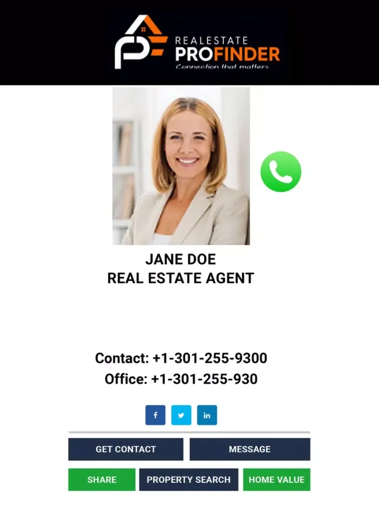 ภาพหน้าจอของ RealEstate Profinder iPad 