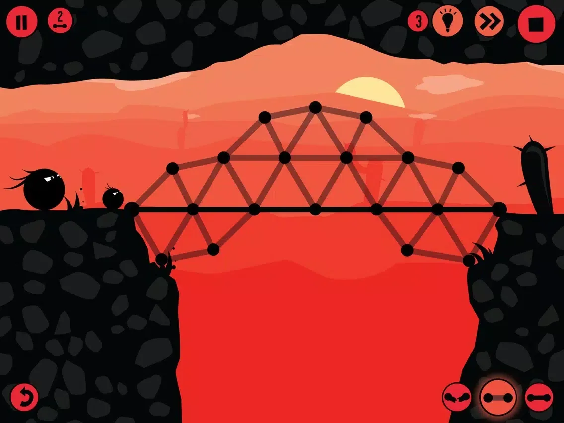 Tangkapan layar Fat Dots Bridge Builder - Two Dots on The Dangerous Journey iPad 