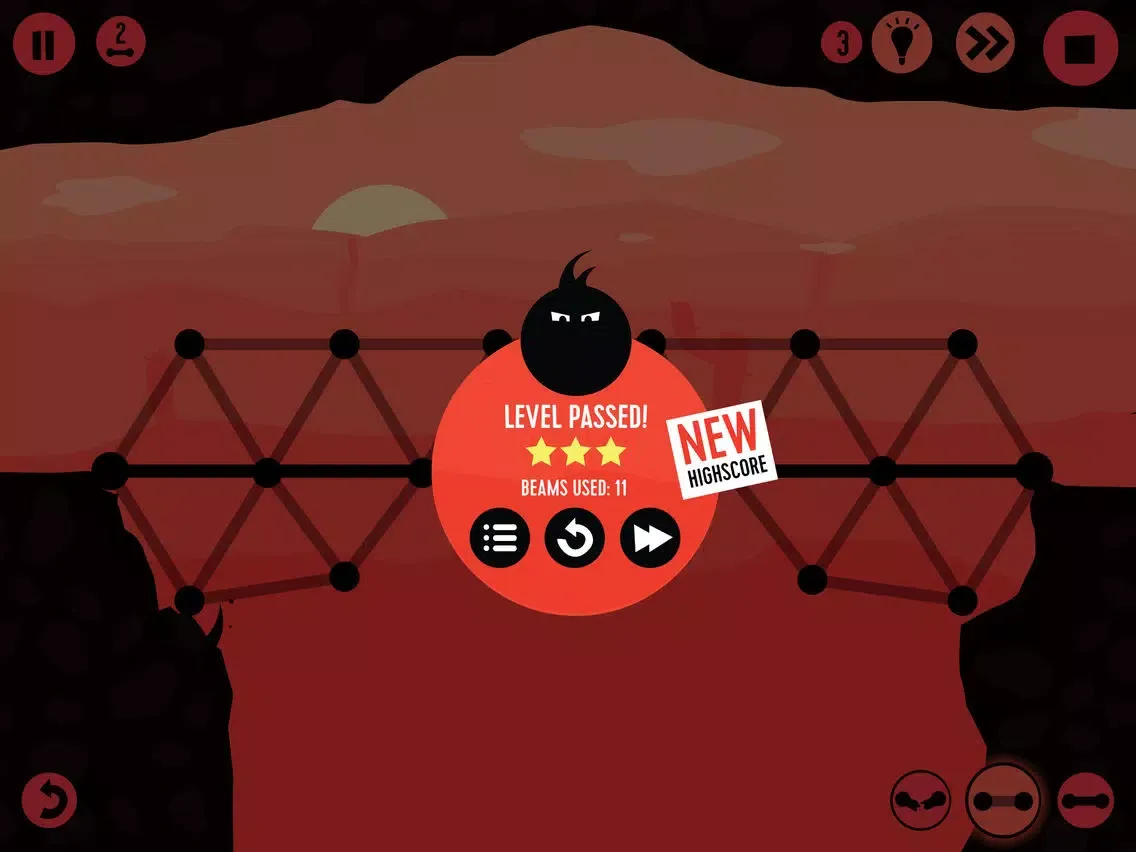 Tangkapan layar Fat Dots Bridge Builder - Two Dots on The Dangerous Journey iPad 