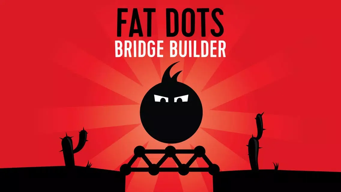 Tangkapan layar Fat Dots Bridge Builder - Two Dots on The Dangerous Journey