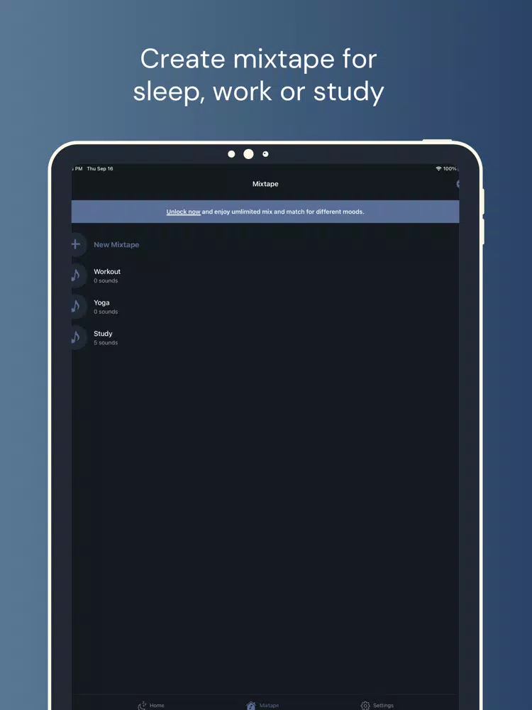 Sound Box: Sleep, Focus, Relax iPad  Screenshots
