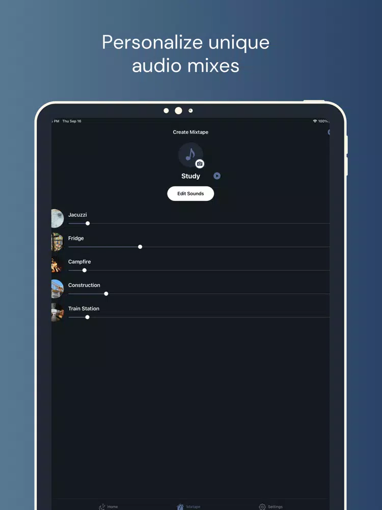 Sound Box: Sleep, Focus, Relax iPad  Screenshots