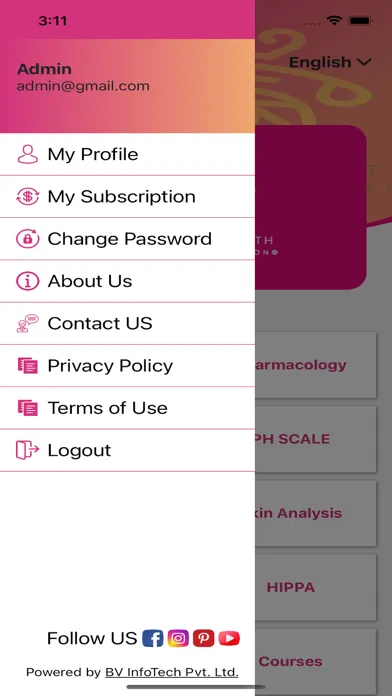 Esthetician Resource Guide App Screenshots