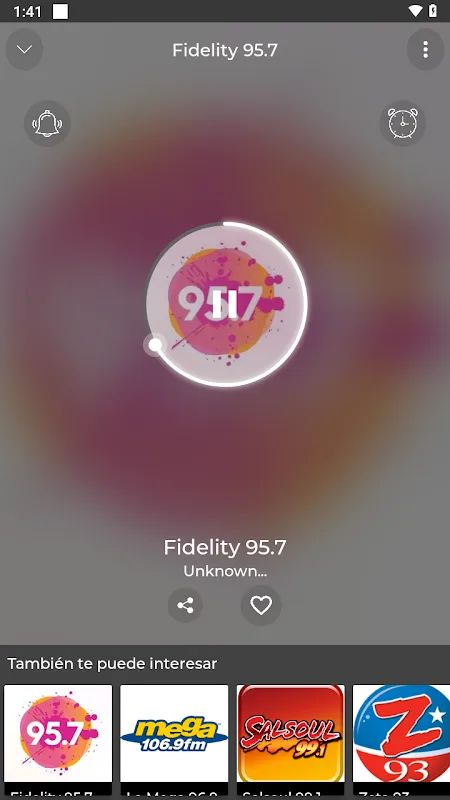 Screenshot di Fidelity 95.7 FM