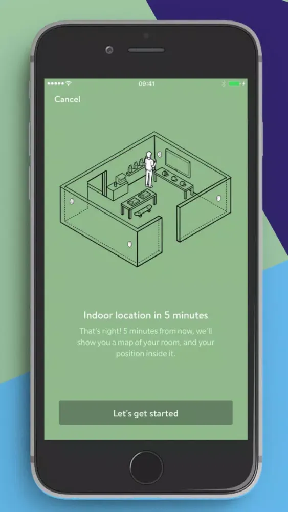 Ảnh chụp màn hình của Estimote Indoor Location