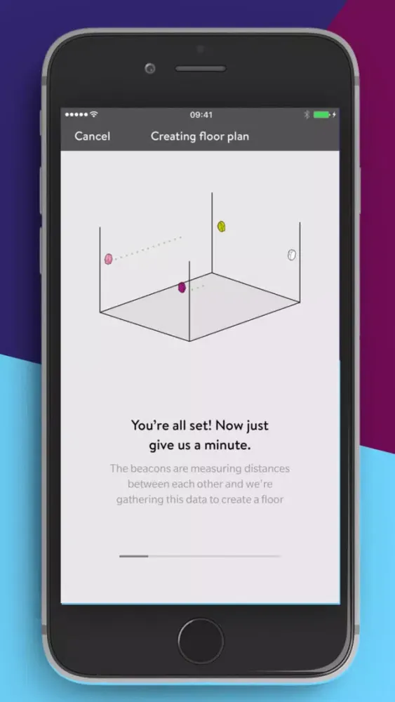 Ảnh chụp màn hình của Estimote Indoor Location