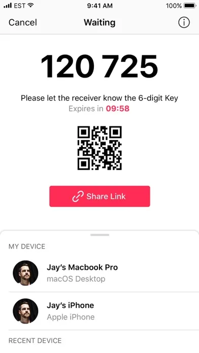 Ảnh chụp màn hình của Send Anywhere - File Transfer