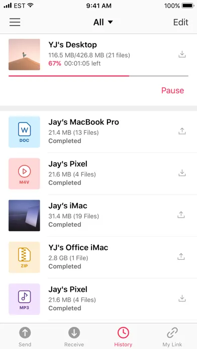 Ảnh chụp màn hình của Send Anywhere - File Transfer