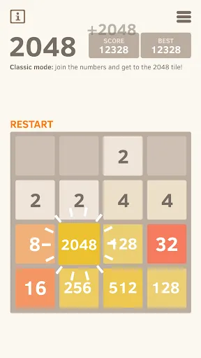 2048 Number puzzle game Screenshots