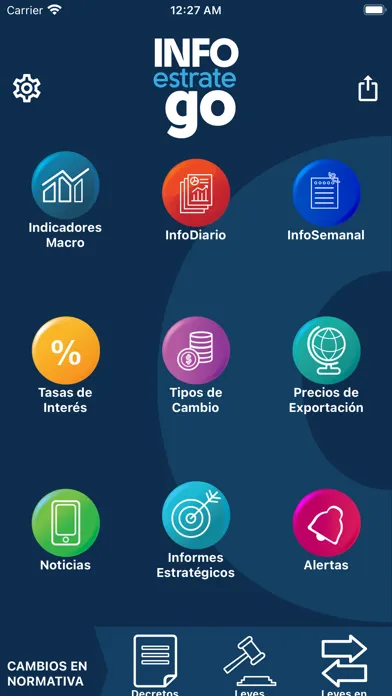 Captures d'écran de InfoEstratego