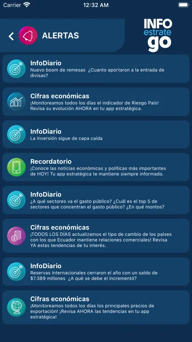 Captures d'écran de InfoEstratego