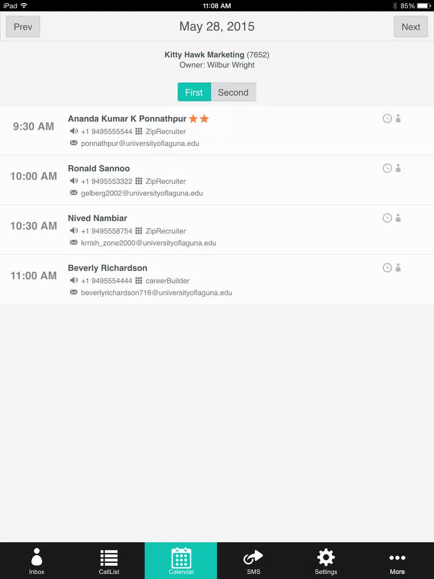 Applicant Stream Green iPad 应用截图