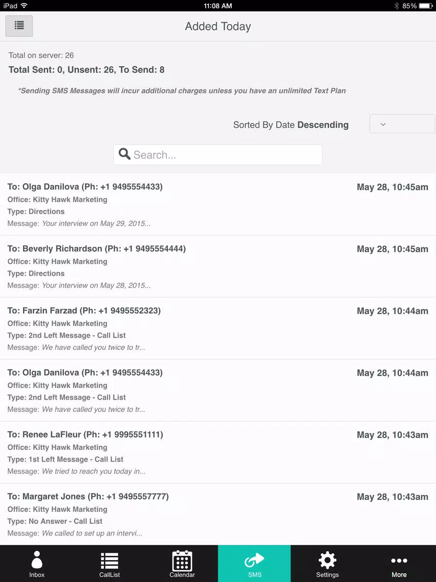 Applicant Stream Green iPad 应用截图