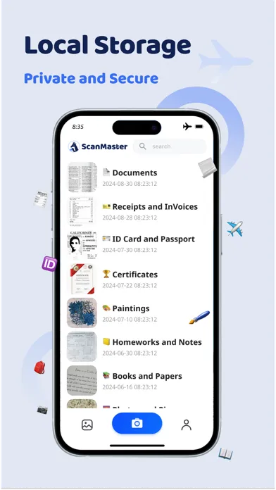 Capturas de tela do ScanMaster: PDF Scanner App