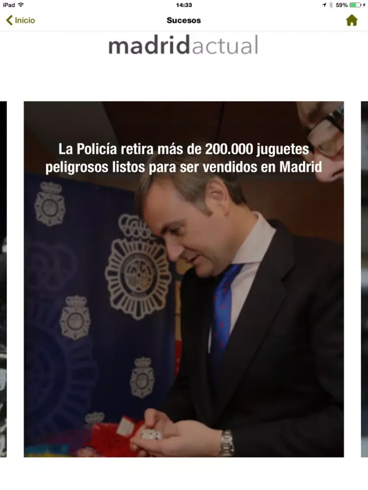 Tangkapan layar madridactual.es iPad 