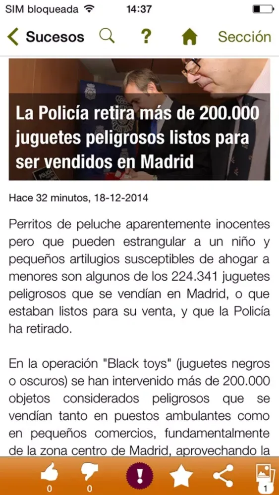 Tangkapan layar madridactual.es