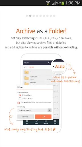 Скриншоты ALZip – File Manager & Unzip